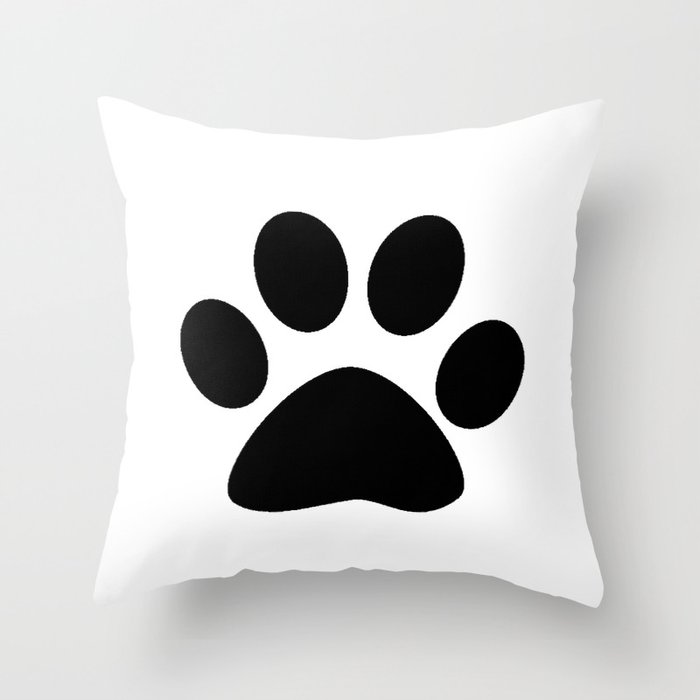 Furry store black pillows