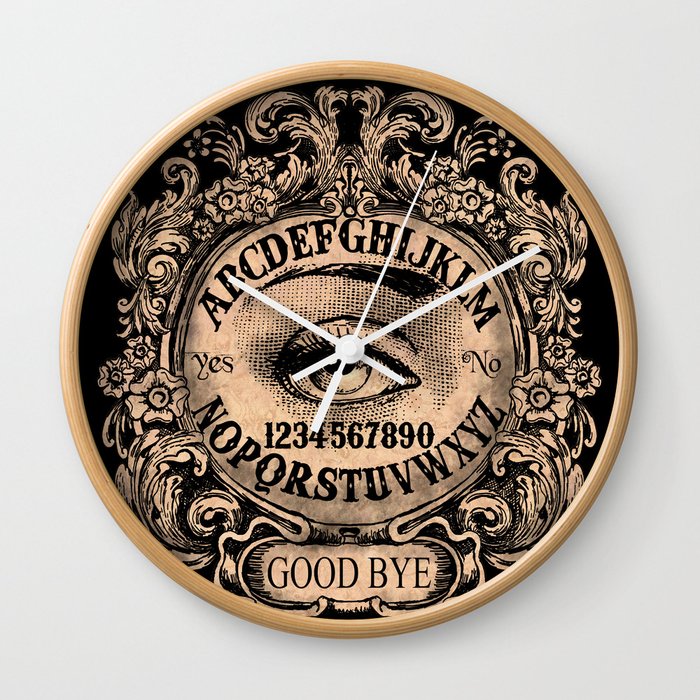 Mystic Eye Ouija Wall Clock