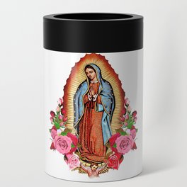 Our Lady of Guadalupe with roses Can Cooler