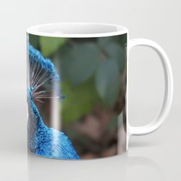 Iridescent Peacock head and crown Coffee Mug