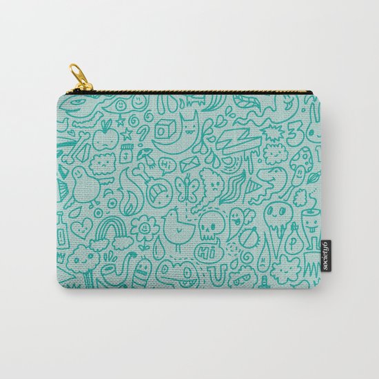 Chalk Doodle Carry-All Pouch
