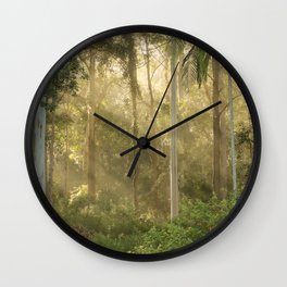 Australian Rainforest Wall Clock