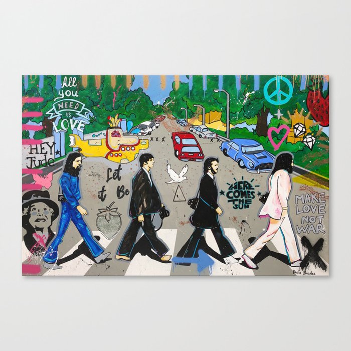 Abbey Rock Beatle Canvas Print