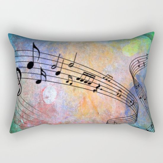 Abstract MUSIC Rectangular Pillow