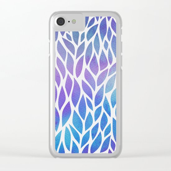 Petals Pattern #1 Clear iPhone Case