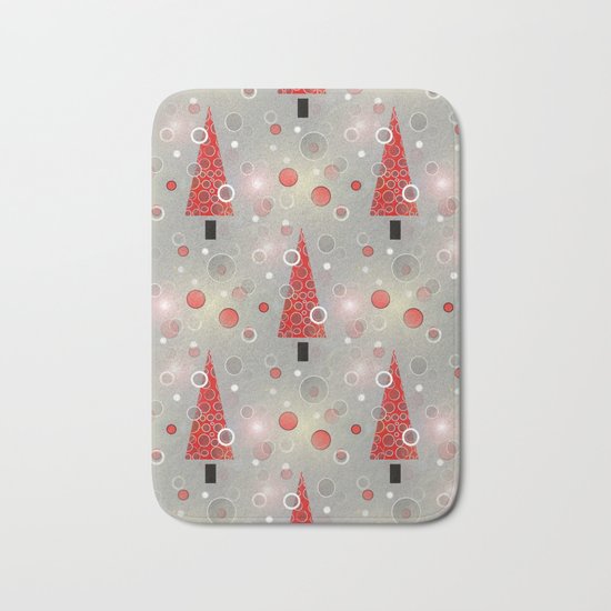 Holiday Snow Fall Bath Mat