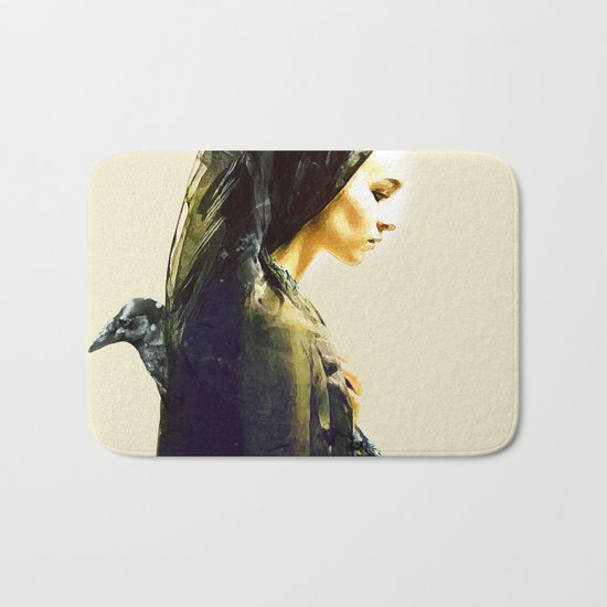 The carrier of ravens Bath Mat
