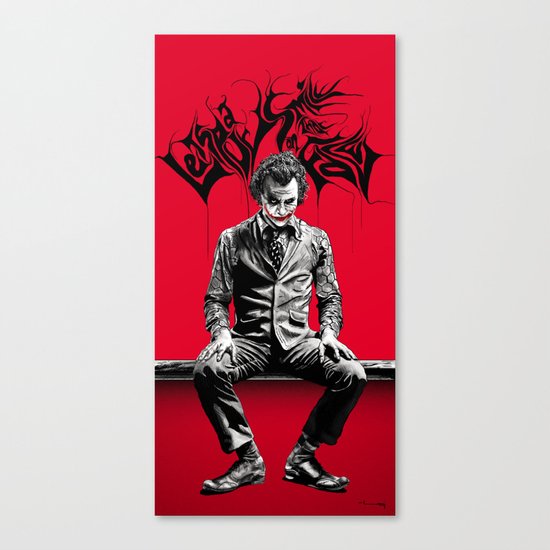 JOKER poster Canvas Print