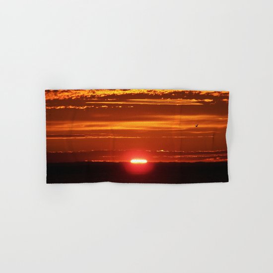 Red Sky Flight Hand & Bath Towel