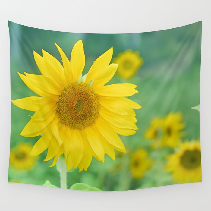 Sunflowers. Vintage spring Wall Tapestry by Guido Montañés | Society6