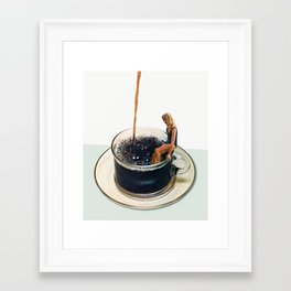 COFFEE by Beth Hoeckel Framed Art Print