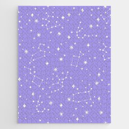 Purple Constellations Jigsaw Puzzle