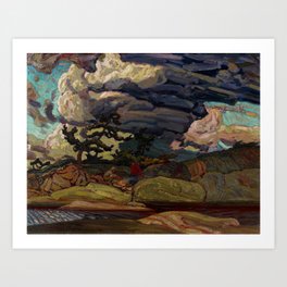 The Elements by James Edward Hervey MacDonald - Canada, Canadian Oil Painting - Group of Seven Art Print