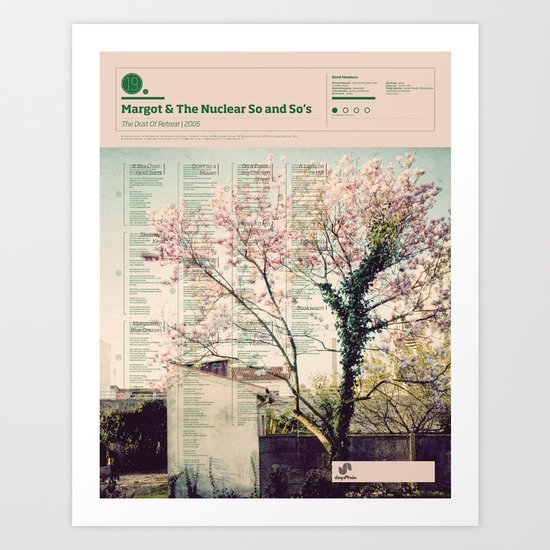 The Visual Mixtape 2010 | The Dust Of Retreat | 19 / 25 Art Print