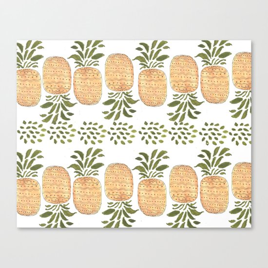 Pineapples Canvas Print
