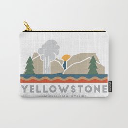 Yellowstone National Park Carry-All Pouch | Vanlife, Nationalparks, Wyoming, Outdoors, Seeyououtthere, Neverstopexploring, Yellowstone, Greatoutdoors, Mountains, Camping 
