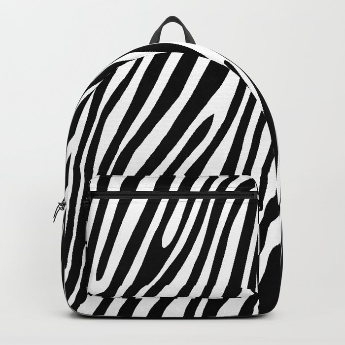 FRS Ltd Zebra Animal Skin Pattern Unisex Popular Laptop Backpack Printed Lightweight Bag for Travel