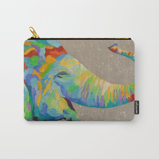 Smiling elephant Carry-All Pouch