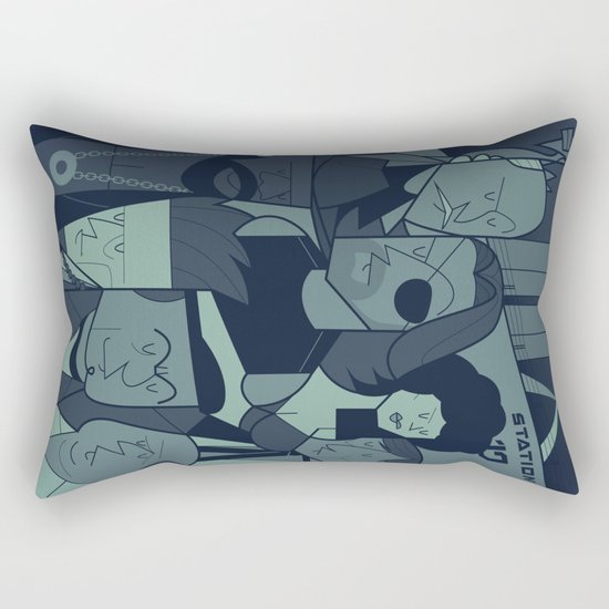 ESCAPE FROM NEW YORK Rectangular Pillow