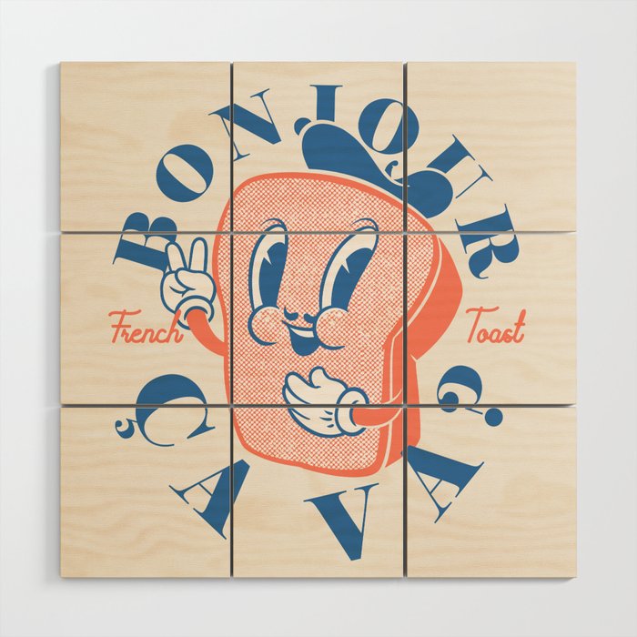 French Toast Wood Wall Art