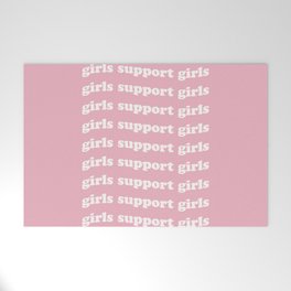 Girls Support Girls Welcome Mat