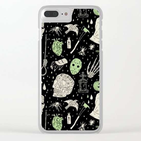 Whole Lot More Horror: BLK Ed. Clear iPhone Case