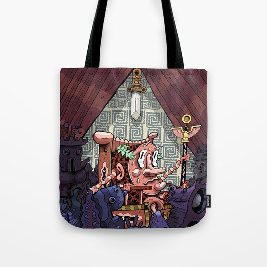 The Sword of Damocles Tote Bag