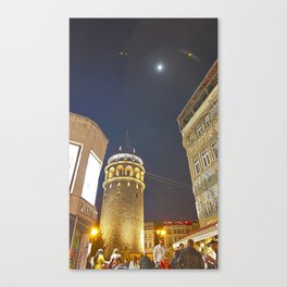 Old Prison Tower - Istanbul  Canvas Print