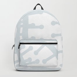 Culdesac on Repeat Backpack | Double, Urbansprawl, White, Pattern, Graphicdesign, Sprawl, Urban, Digital, Repeat, Blue 