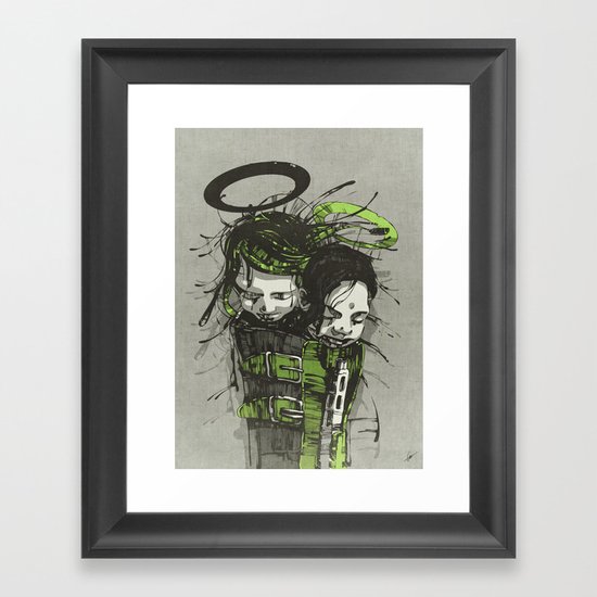 Big Sleep II. Framed Art Print