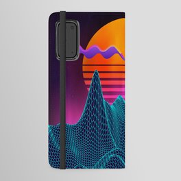 Neon sunrise #1 Android Wallet Case