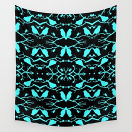 Teal Bird Wall Tapestry