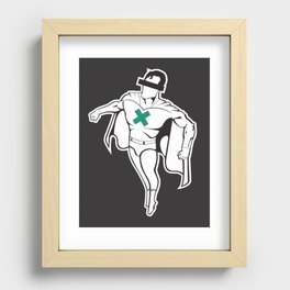 Unknown Superhero Recessed Framed Print