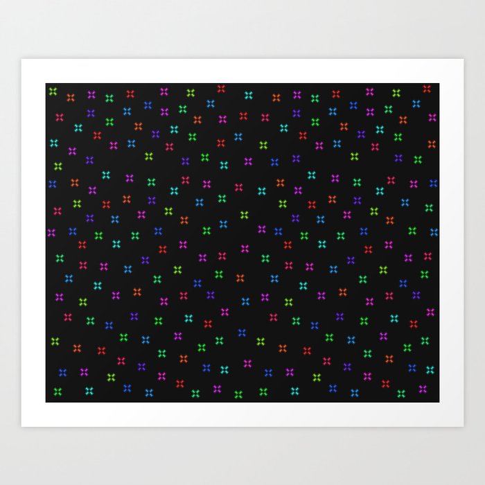 After Effects 3D Camera Tracker Markers Equal Size Art Print by