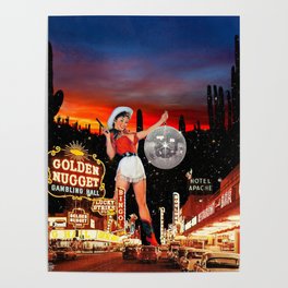 Disco Cowgirl Poster