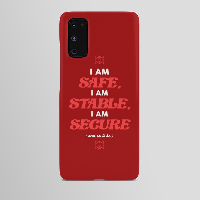 Root Chakra - I Am Safe  Android Case