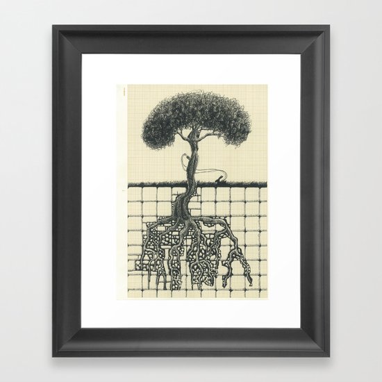 Artificial Tree N.15 Framed Art Print