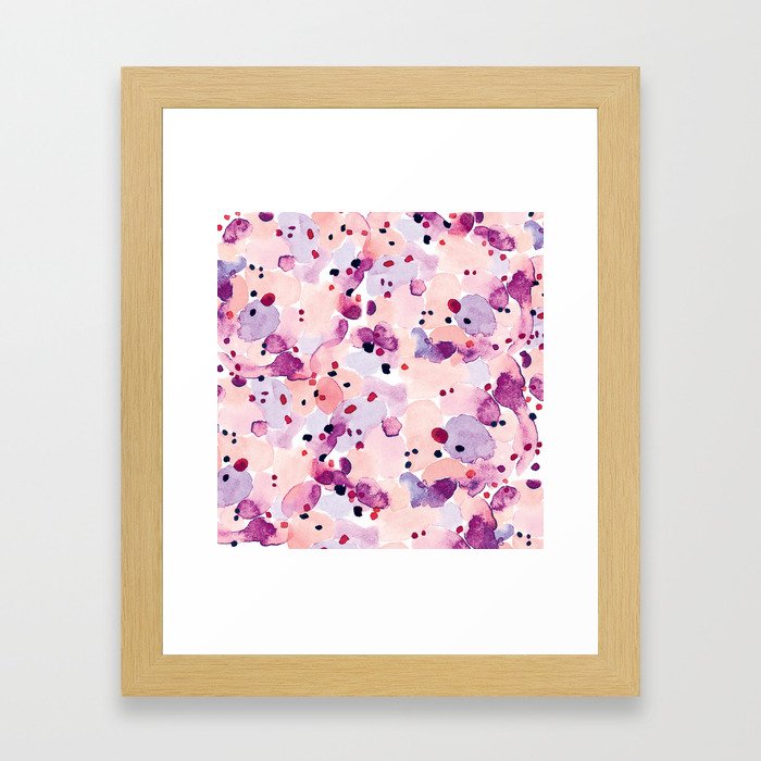 Abstract-Pink Framed Art Print