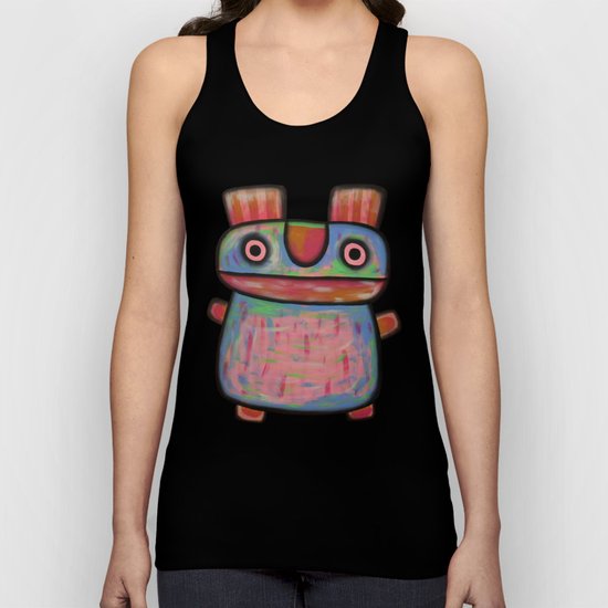 Rabbit work out Unisex Tank Top