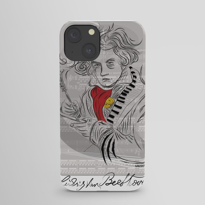 Beethoven in musica iPhone Case