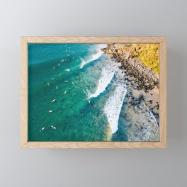 Longboard Paradise Framed Mini Art Print