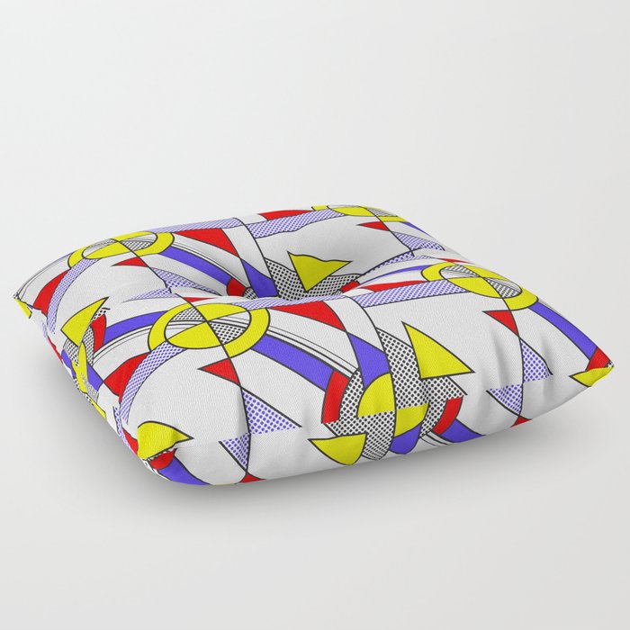 Pop Art Pattern Floor Pillow