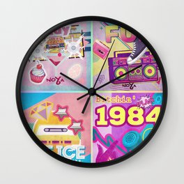 Retro Funk Series Wall Clock