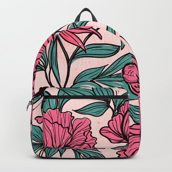 Sketchy Flowers Backpack