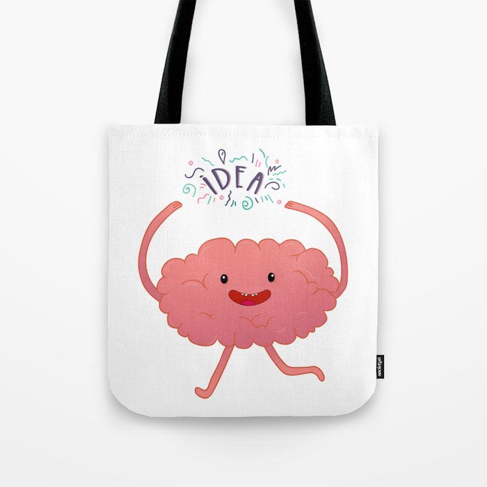 Happy brain time Tote Bag