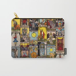 Major Arcana of the Tarot Patchwork Design Carry-All Pouch