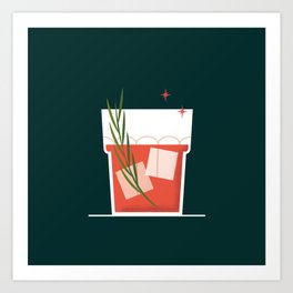 Cocktail Hour Print 3  Art Print