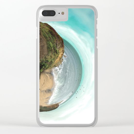 Bells Beach tiny world Clear iPhone Case