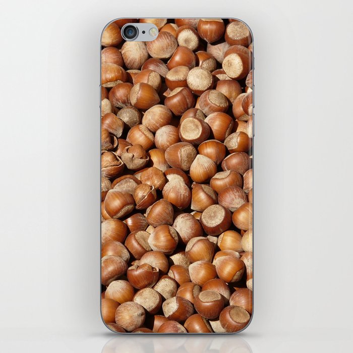 Hazelnuts pattern iPhone Skin