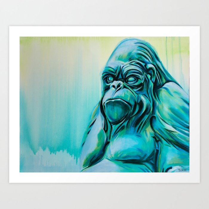 Gorilla (sRGB) Art Print